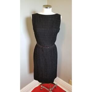 50s Vintage L'Aiglon Little Black Dress, Smashing!! - S